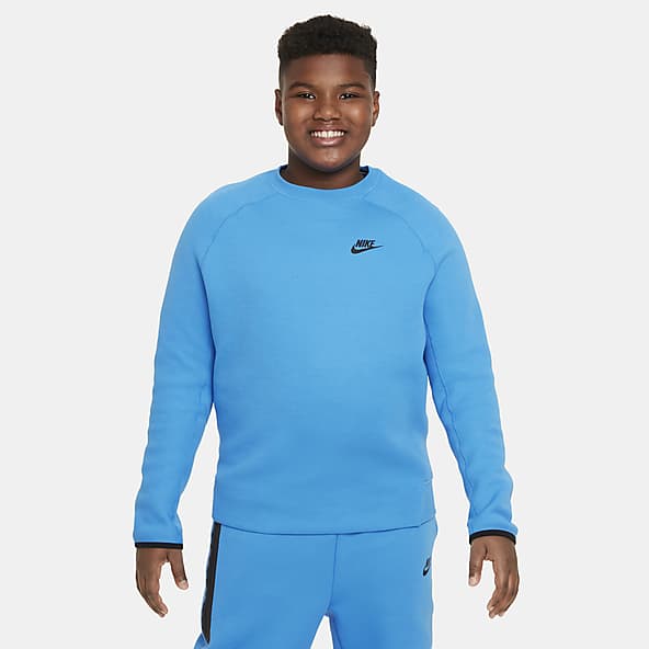 Blue Hoodies Pullovers. Nike